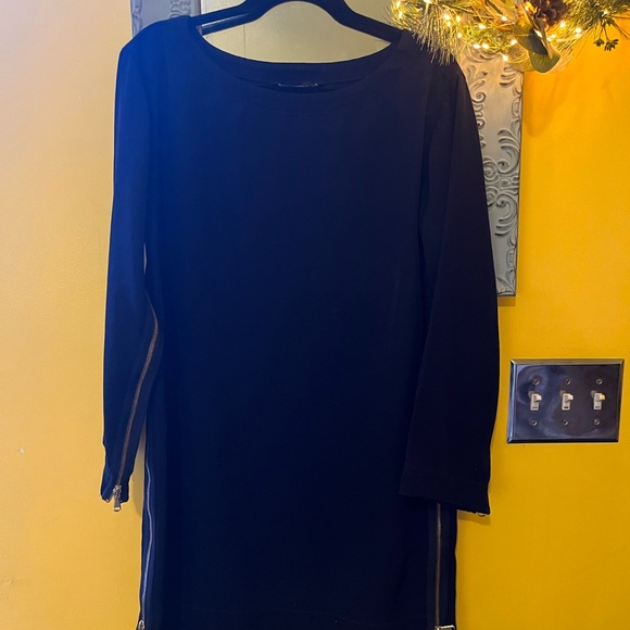 Elegant Navy Blue Marc by Marc Jacobs dress 100% triacetate - Picture 2 of 12